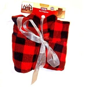 3 for $15! | HEART TO TAIL | Red Plaid Pet Pajama | Dog
